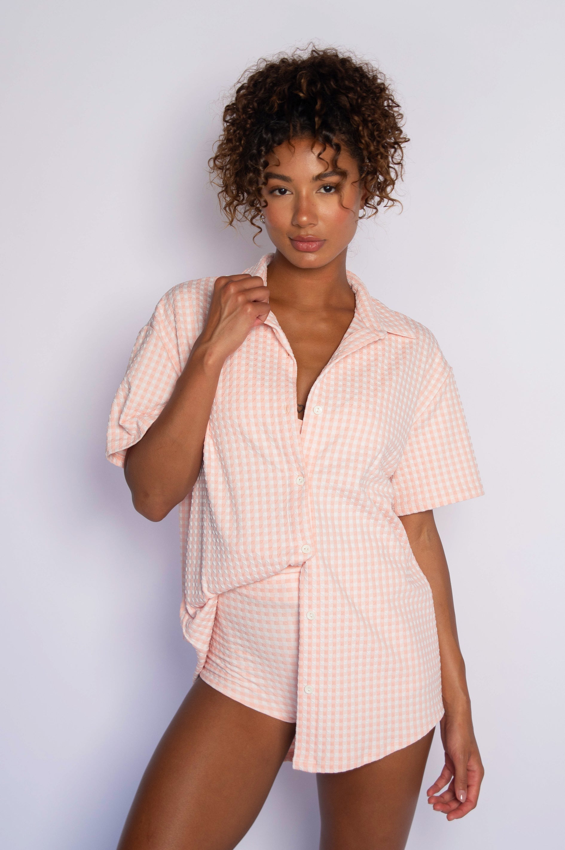 Chase Button Down Jacquard - Bisou