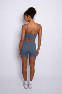 Perfect Tank Ribbed - Denim